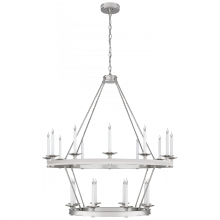  CHC 1607PN - Launceton Large Two Tiered Chandelier