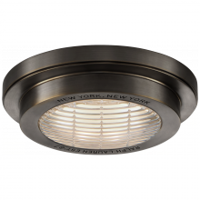  RL 4128BZ - Grant 6.25" Solitaire Flush Mount