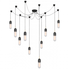  TOB 5645BZ/HAB-FG-10 - Junio 10-Light Chandelier