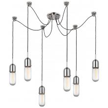  TOB 5645PN-CG-6 - Junio 6-Light Chandelier
