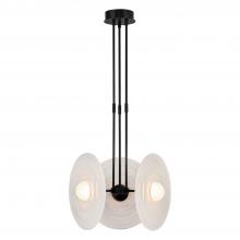  PD350318UBGO - Harbour 18-in Urban Bronze/Glossy Opal LED Pendant