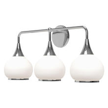  VL524326CHOP - Hazel 26-in Chrome/Opal Matte Glass 3 Lights Vanity