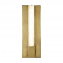  WV322114VBAR - Kismet 14-in Vintage Brass/Alabaster LED Wall/Vanity