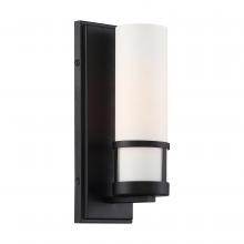  60/6789 - Caryle - 1 Light Vanity - with Etched Opal Glass - Aged Bronze Finish