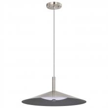  62/2083 - Corrine; 18 Inch LED Pendant; Brushed Nickel; 3K/4K/5K CCT Selectable