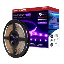  64/133 - Dimension Pro; Tape light strip; 16 ft.; Hi-Output; RGB plus Tunable White; J-Box connection;