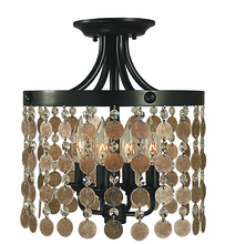  2482 FB - 4-Light French Brass Naomi Flush / Semi-Flush Mount