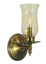  2501 PB - 1-Light Polished Brass Sheraton Sconce