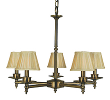  2515 MB - 5-Light Mahogany Bronze Sheraton Dining Chandelier