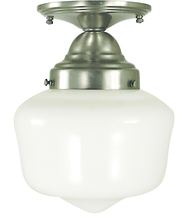  2551 PB - 1-Light Polished Brass Taylor Flush / Semi-Flush Mount