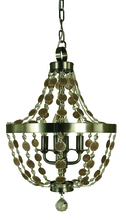  4484 AB - 4-Light Antique Brass Naomi Chandelier