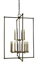  4610 MB - 12-Light Mahogany Bronze Lexington Chandelier