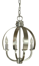  4724 BN - 4-Light Brushed Nickel Luna Chandelier