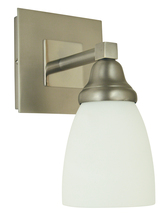  4781 SP/PN - 1-Light Satin Pewter/Polished Nickel Mercer Sconce