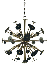  4978 PN/SP - 20-Light Polished Nickel/Satin Pewter Apogee Chandelier