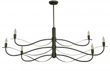  5726 IRON - 6-Light Iron Telluride Dining Chandelier