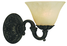  7881 MB/CM - 1-Light Mahogany Bronze Napoleonic Sconce