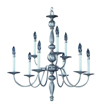  7919 PB - 9-Light Polished Brass Jamestown Dining Chandelier