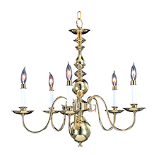  9126 SP - 5-Light Satin Pewter Jamestown Dining Chandelier