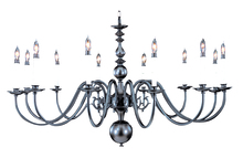  9142 SP - 12-Light Satin Pewter Jamestown Foyer Chandelier