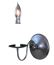  9221 SP - 1-Light Satin Pewter Jamestown Sconce