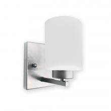  21360 - 1-Light White Glass Sconce - NK