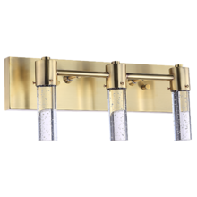  70295 - Vivio Soffi LED Rectangle Vanity - Matte Gold Seeded Glass 15W 4000K