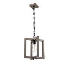  70124 - Vivio Roxton 1-Light Pendants - MB with Wood Style Accents