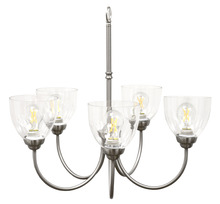  19265 - Laredo 5-Light Chandelier - NK Clear Glass