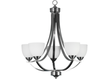  15747 - Victoria 5-Light Chandelier - NK White Glass