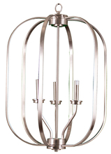  15924 - Victoria Series 3-Light Medium Entry Cage - NK