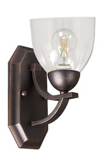  19581 - Victoria 1-Light Wall Sconce - MB Clear Glass