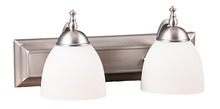  16371 - Dallas 2-Light White Vanity - NK