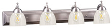  19232 - Dallas 4-Light Clear Vanity - NK