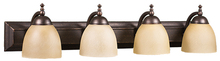  17654 - Austin 4-Light Tea Stained Vanity- RB