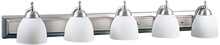  16860 - Dallas 5-Light White Vanity - NK