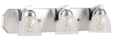  19211 - Special Order 3-Light Contemporary Vanity - NK Clear Glass