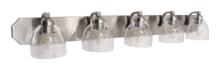  19205 - Special Order 5-Light Contemporary Vanity - NK Clear Glass