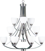  15741 - Victoria 12-Light Chandelier - NK White Glass