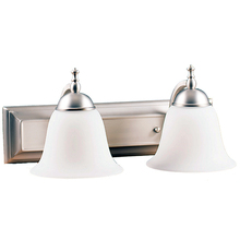  14625 - Dallas 2-Light White Vanity - NK