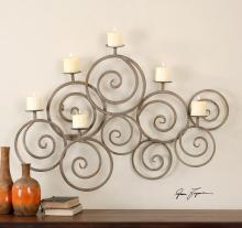  07686 - Uttermost Fabricia Metal Candle Sconce