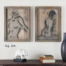  07690 - Uttermost Silhouettes Wood Wall Art S/2