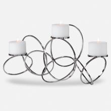  17731 - Kiernan Nickel Ring Candleholder