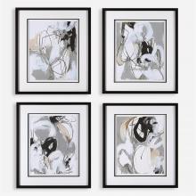  41419 - Tangled Threads Abstract Framed Prints, S/4