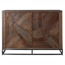  24932 - Evros Reclaimed Wood 2 Door Cabinet