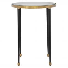  22965 - Stiletto Antique Gold Side Table