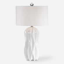  26204 - Malena Glossy White Table Lamp