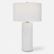  30068 - Patchwork White Table Lamp