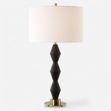  30348-1 - Threefold Black Stone Table Lamp