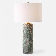  30350 - Meltdown Ivory Teal Table Lamp